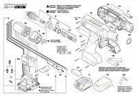 Bosch 3 602 D94 403 Exact Ion 8-1100 Pn-Accu-Screwdriver 18 V / Eu Spare Parts